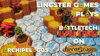 LingSter Games Plays Battletech On Heroscape Terrain:  Archipelagos
