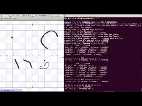 Tangent Bug Algorithm, Course 2