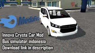 Bus Simulator Indonesia Innova Car Mod Download Preuzmi