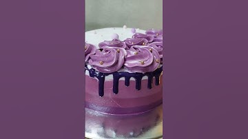 ombre cake ( 3 toned purple ) #chocolatecake #beginners #free #recipe #boiledicing #cakedecorating