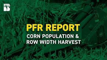 Corn Population and Row Width Harvest | Beck