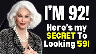 Carmen Dell'Orefice 92 World's OLDEST Supermodel Shares SECRETS To Conquer AGING!