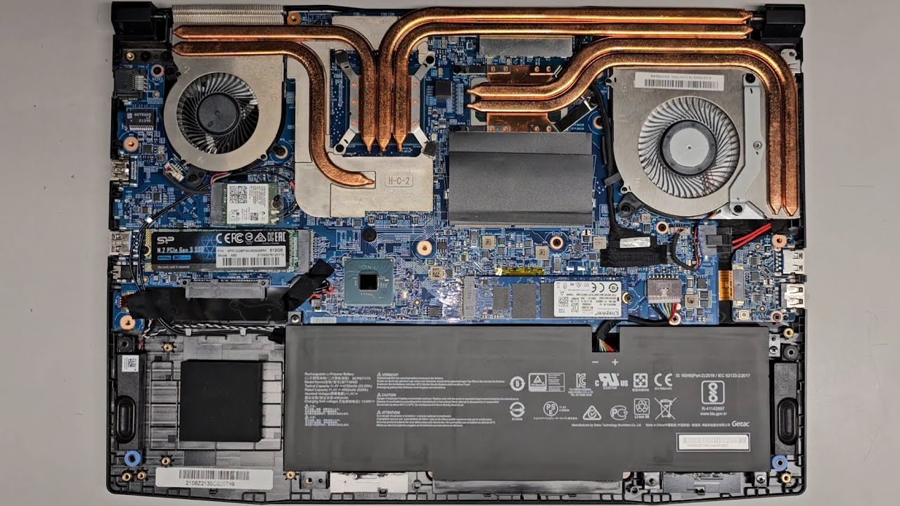 MSI Katana GF66 11UE260US Disassembly RAM SSD Hard Drive Upgrade