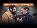 Atheist asks muslim about stoning  smile2jannah  speakers corner  4k