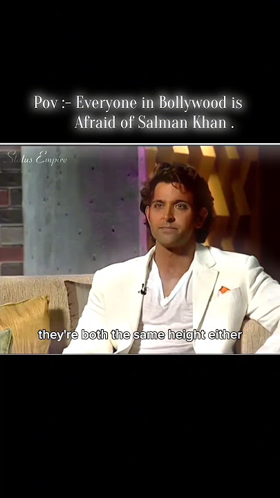 HRITHIK ROSHAN 🥵vs SALMAN KHAN 👑#bollywood#indianactor #status #edit#attitude#funny #statusempire