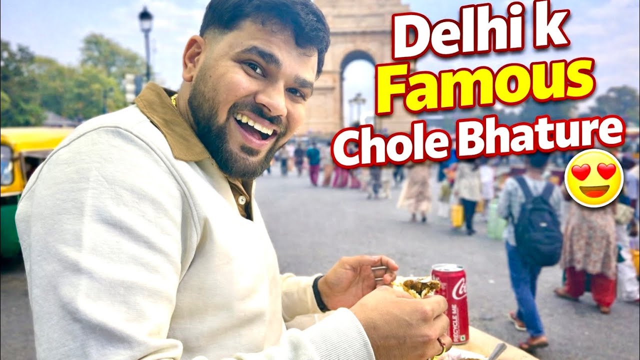 Delhi Ke Famous Chole Bhature 😍 | Asli Delhi Street Food