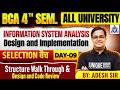 BCA 4TH SEM || Structure Walk Through & Disiqn and Code Review || DAY - 09