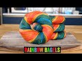 The Great Barry Bake Off | Rainbow Bagels