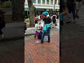 Sofies first street performance in Boston 2018