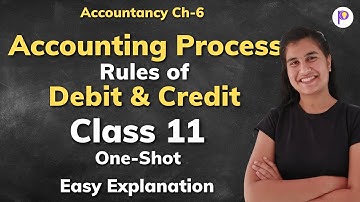 Accounting Process Rules of Debit & Credit Class 11 One-Shot in Hindi | Accountancy Class 11