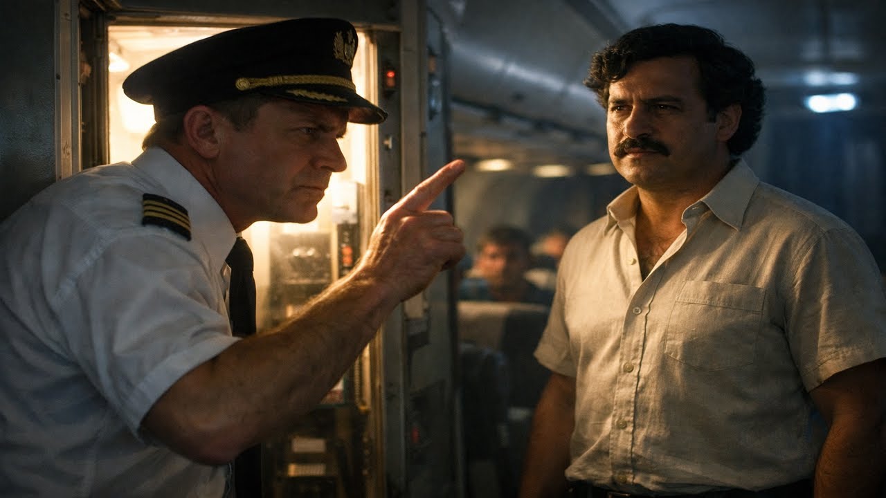 “¡No tolero amenazas en mi avión!” dijo el PILOTO a Pablo Escobar… sin saber a quién enfrentaba.