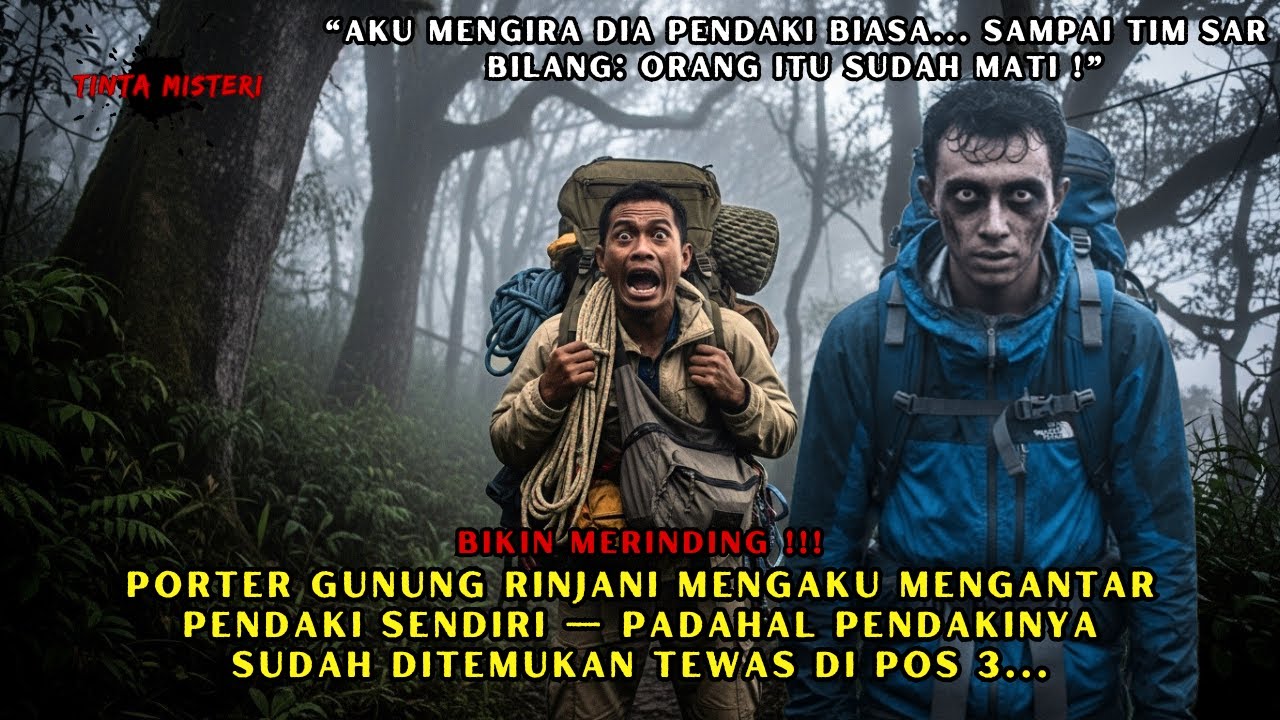PORTER GUNUNG RINJANI MENGAKU MENGANTAR PENDAKI PADAHAL PENDAKINYA SUDAH DITEMUKAN TEWAS 2 HARI LALU