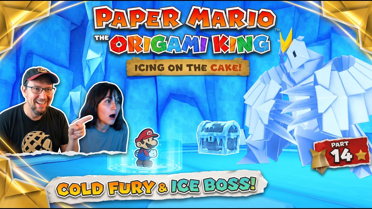 Can We Defeat the Ice Vellumental?! ❄️ | Paper Mario: The Origami King