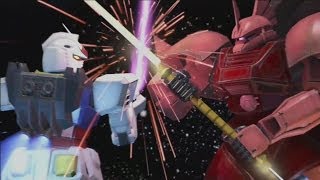 Dynasty Warriors: Gundam Reborn - Amuro Ray vs Char Aznable \& Lalah Sune Cutscene