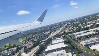 B737 STEEP Takeoff (Max Rate), Full Flaps from Orange County [4k60 HDR]