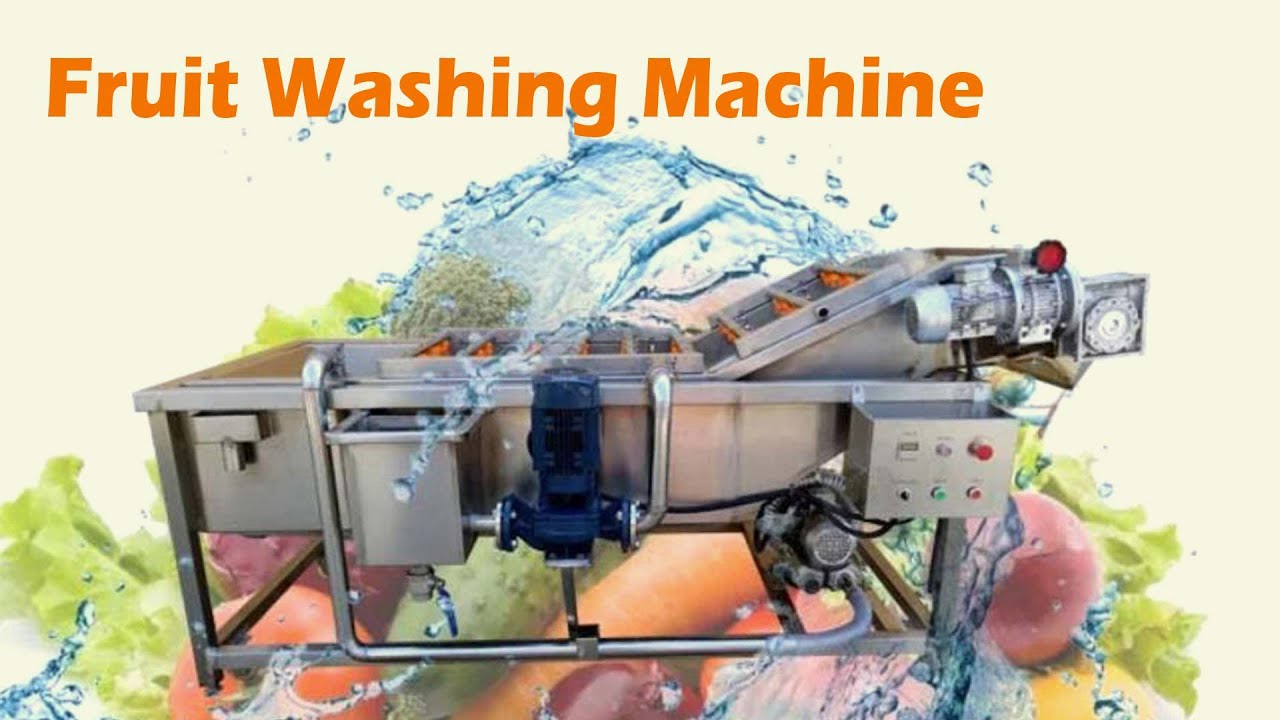 Industrial Fruit and Vegetable Washing Machine - KANZDA