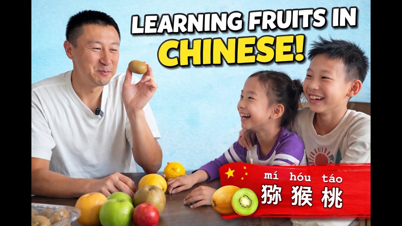 Teaching my kids Chinese | Fruit names