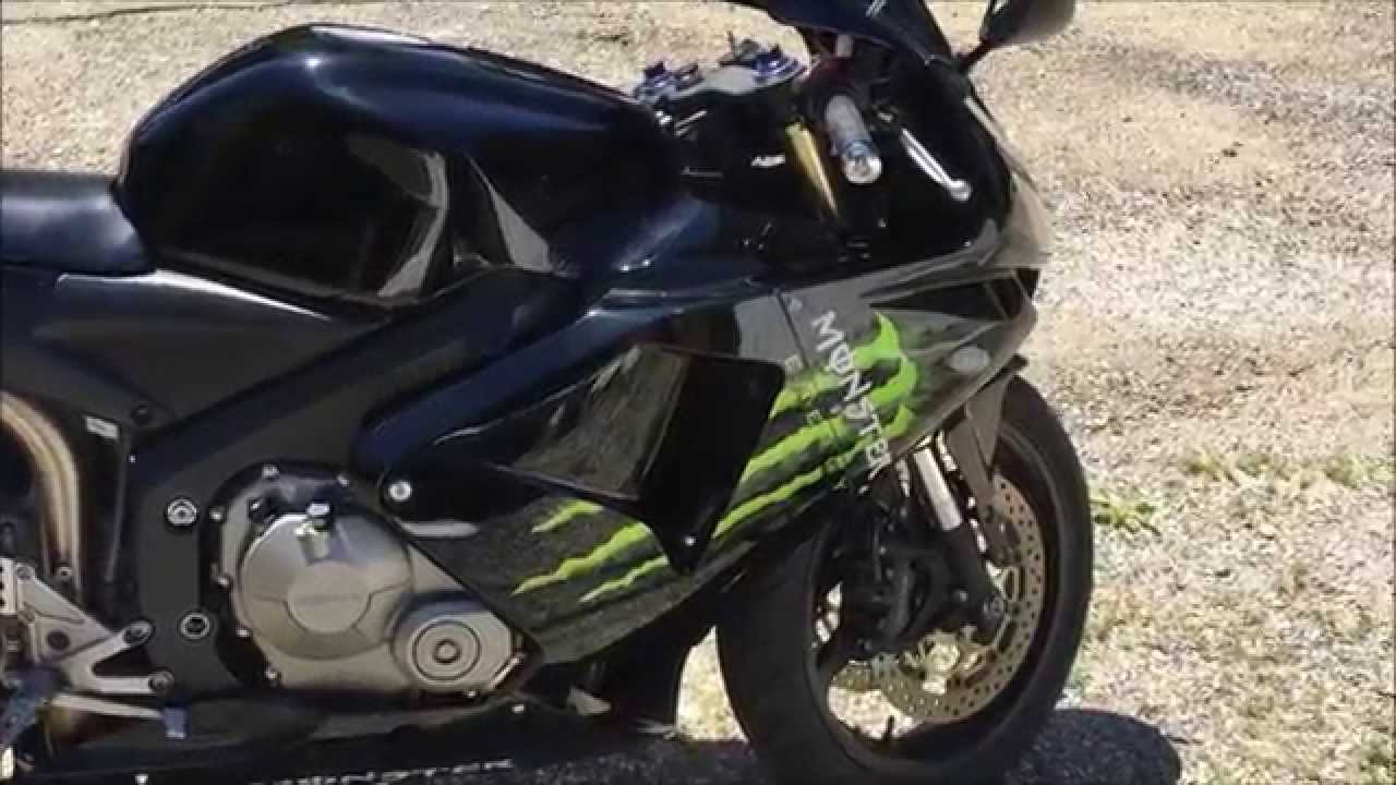 2006 Honda CBR 600RR OIL CHANGE - YouTube