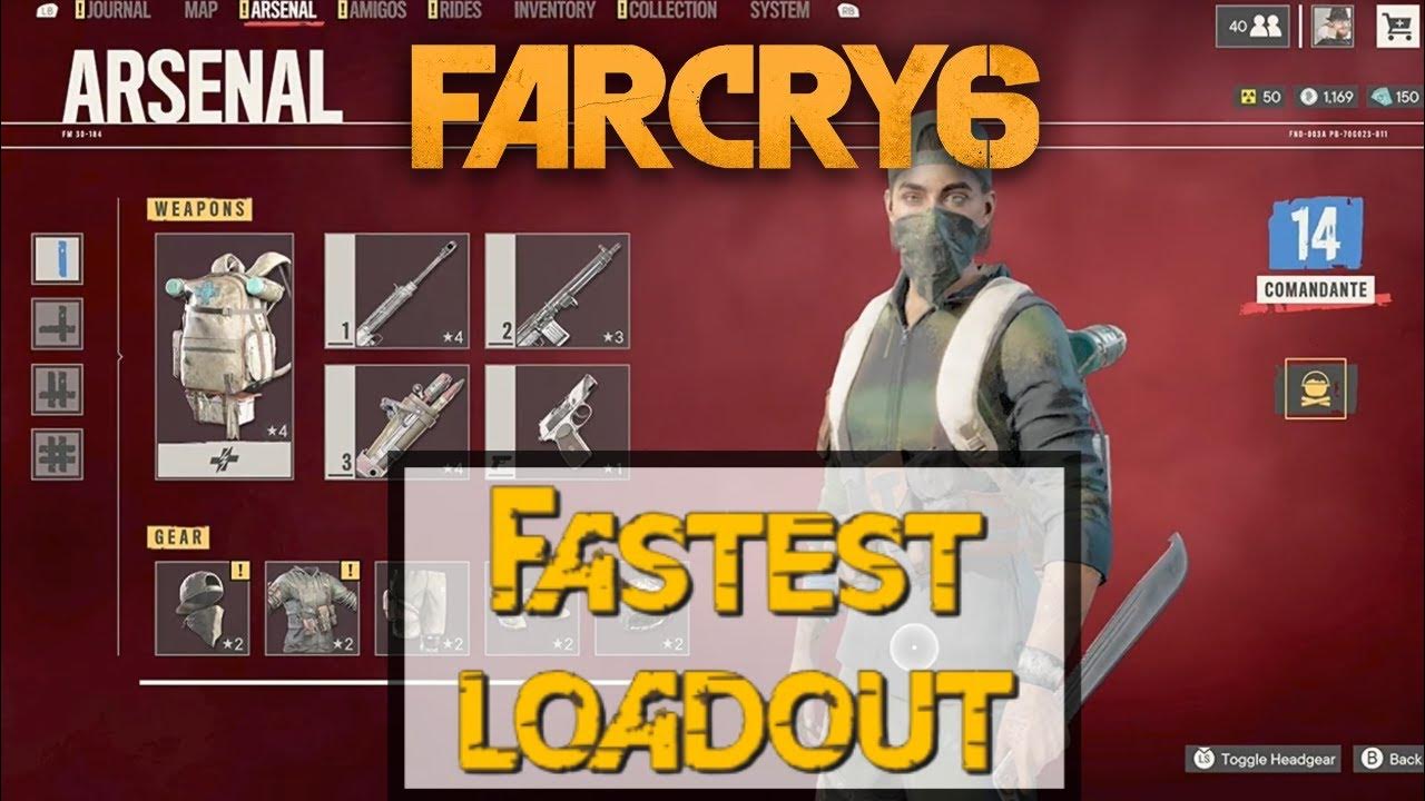 Far cry 6 fastest loadout youtube