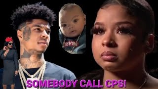 Chrisean Rock & Blueface Go At It But NO ONE Is Thinking About the Baby