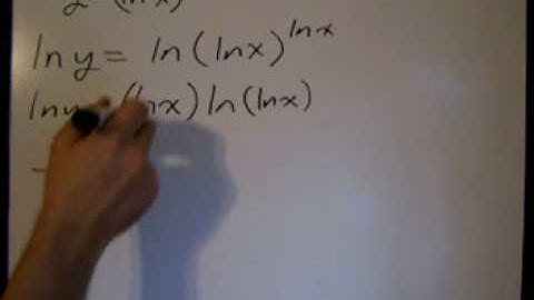 Logarithmic Differentiation(5)