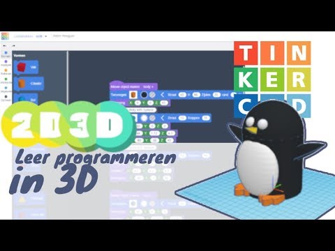 Leren programmeren in 3D met TinkerCad