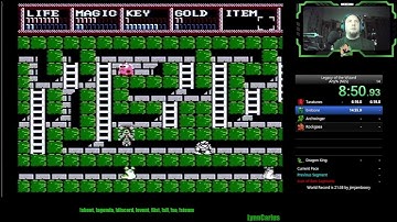 Legacy of the Wizard NES any% speedrun 31:33 by LynnCarius