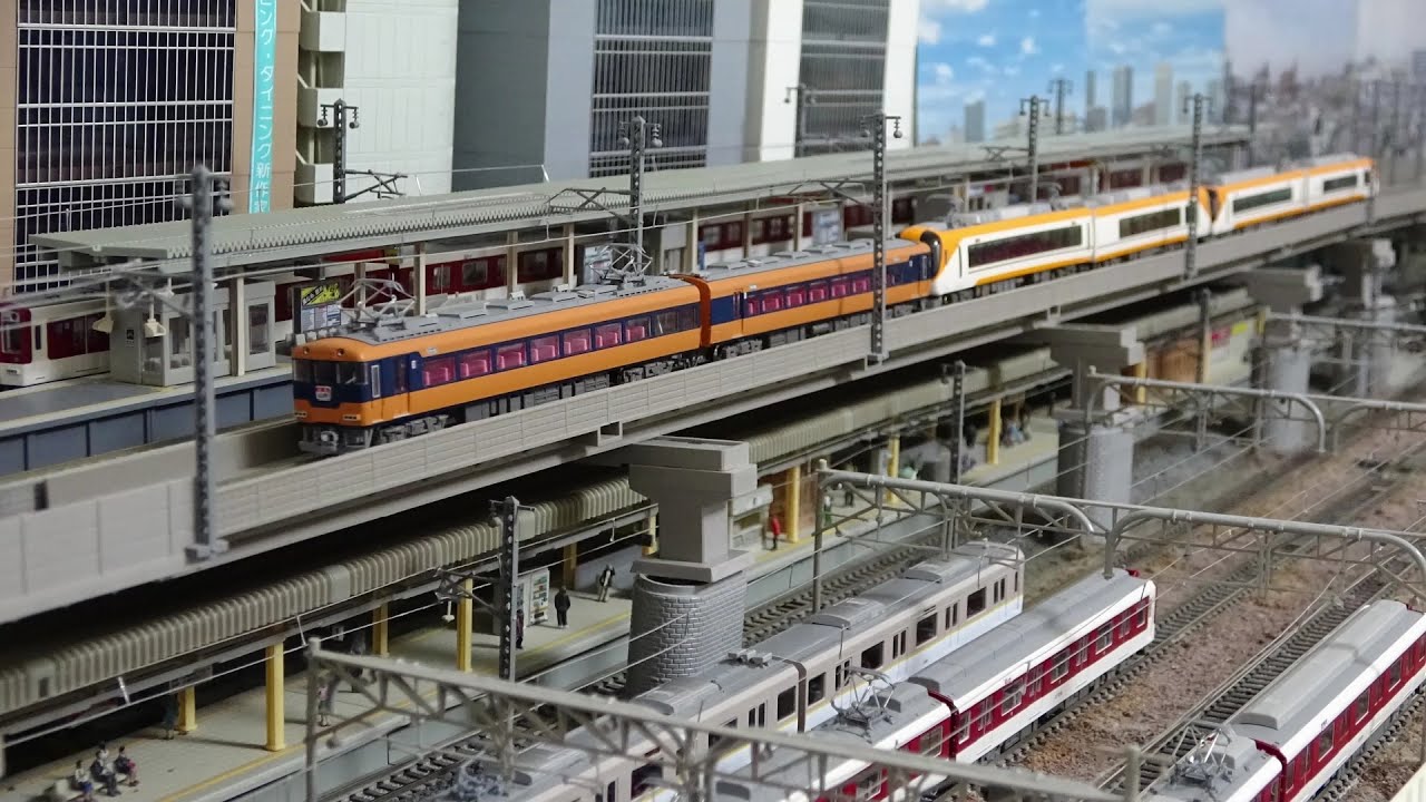 近鉄特急 異形式ブツ6 (12200系+22600系+22000系) 鉄道模型(N scale