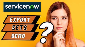 ServiceNow Export Sets Demo