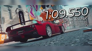 Asphalt 9 | 1:09.550 Maserati MC12 (Stock) - Grand Prix Final Round 2 - Arc De Triomphe