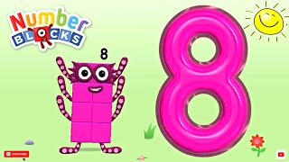 Numberblocks World App | Meet Numberblocks Eight | Number Tracing 8 | Fun Educational Game screenshot 5