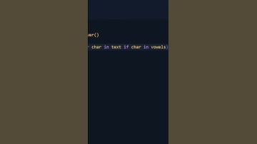 Count vowels in python #python #learnpython #programming