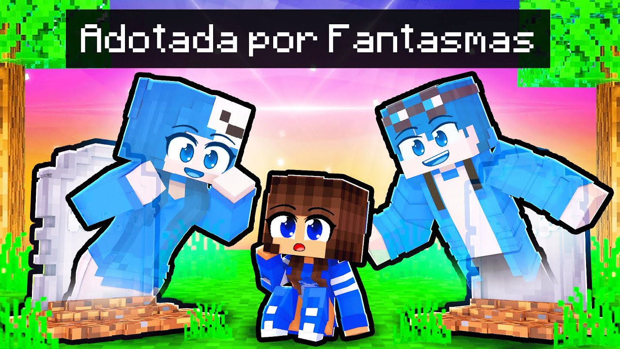 MIIKA foi ADOTADA por FANTASMAS no Minecraft ◂Miika▸