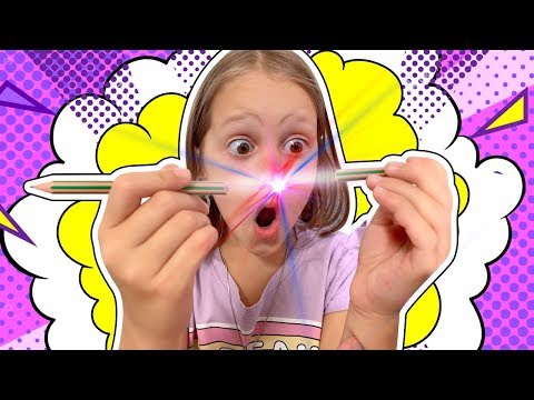 ВОЛШЕБНЫЙ КАРАНДАШ! Амелькины Рисунки превращаются в Реальность!