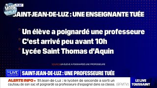 Saint-Jean-De-Luz: Une Professeure De Lycée Tuée En Plein Cours