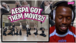 Aespa 에스파 Black Mamba Dance Practice Reaction