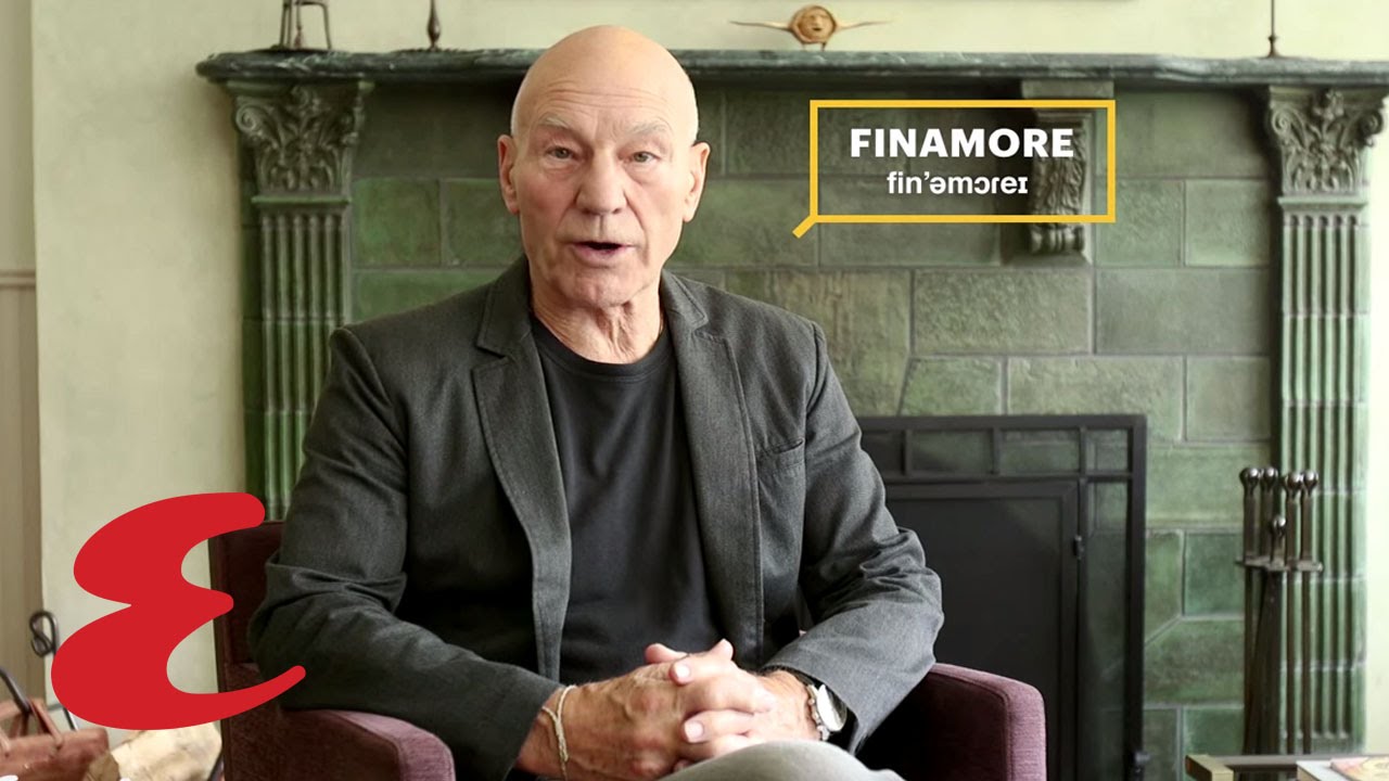 mens fashion corporativo How to Pronounce Italian Fashion Labels with Patrick Stewart - 'Finamore'