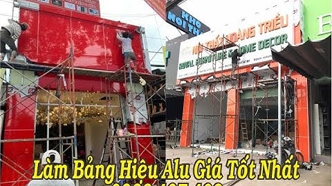 Làm Bảng Hiệu Alu Giá Rẻ Liên Hệ 0966 407 408 Thi Công Nhôm Alu Giá Tốt Nhất TP.HCM