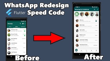 WhatsApp Home Screen Redesign - Flutter | Speed Code