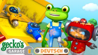 Die Kipplaster-Rutsche | 90-minütige Zusammenstellung｜Geckos Garage Deutsch｜LKW für Kinder 🛠️