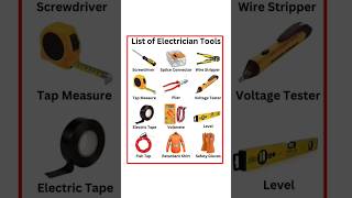 List of Electrician Tools
