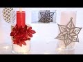 DIY VELAS DECORATIVAS CHRITSMAS DECOR/ DOLLAR TREE