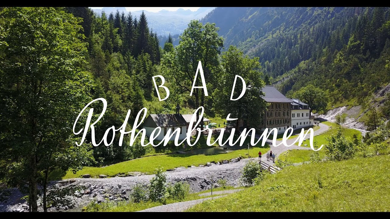 video Alpengasthof Bad Rothenbrunnen Urlaub in Sonntag Vorarlberg