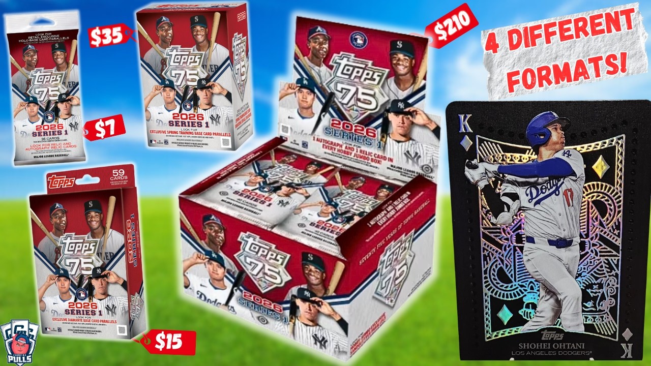 2026 Topps Series 1 Baseball Box Break! MASSIVE Independence Day Hit and Golden Mirror Chase!