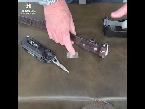 Why we use Chicago Screws on our belts. How to remove tight Chicago Screws & how to secure them.
