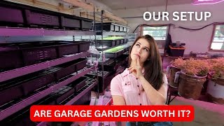 Transform Your Garage into a Lush Garden Oasis #organic #soil #food #garage #survival #secure #led