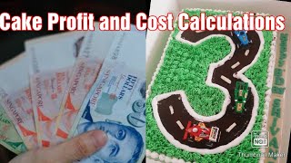 How I calculate the cost and profit for my cake making business #mysingaporekitchen #costcalculation screenshot 4