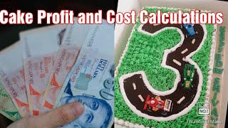 How I calculate the cost and profit for my cake making business #mysingaporekitchen #costcalculation screenshot 3