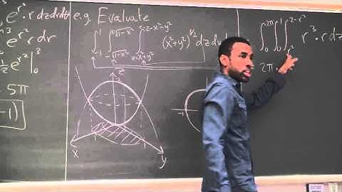 Math 203 Lecture 28 - Spherical Coordinates and triple integrals in spherical coordinates