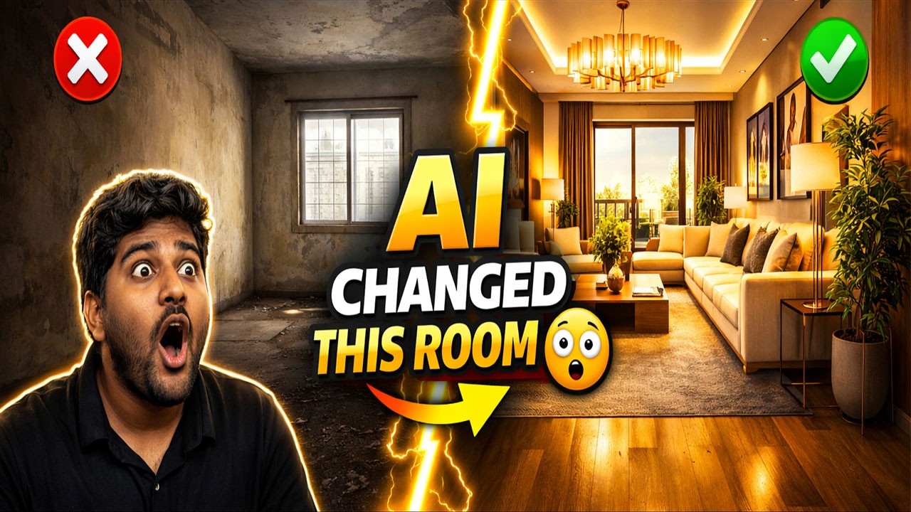 👉 This AI Redesigned My Room in 30 Seconds 😳 | Free AI Home Design Tool